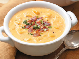 Bramborovo-sýrová polévka