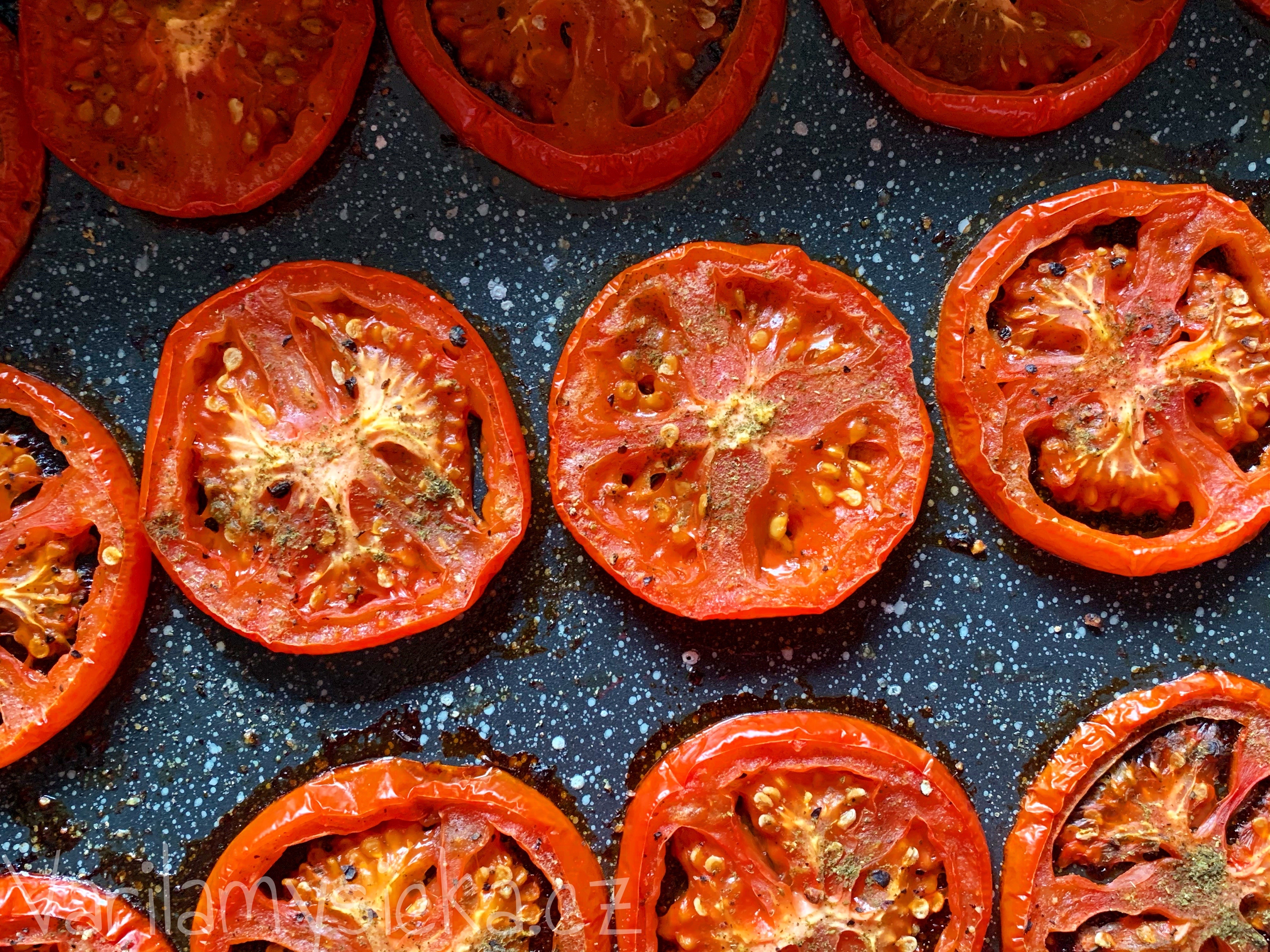 Masitá rajčata recept