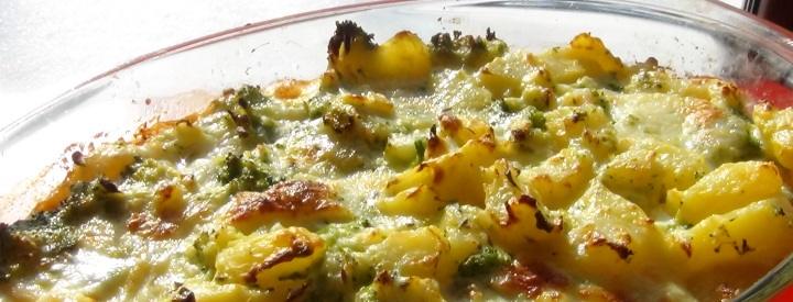 Zapečená brokolice s mozarellou